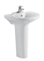 立柱盆与智能马桶 现代卫浴空间的双重进化