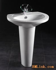 威丽莎陶瓷实业立柱盆 现代卫浴的优雅与实用结合